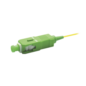 pigtail de fibra Óptica monomodo sc/apc, simplex de 2 metros