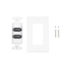 placa de pared de 2 puertos hdmi hembra a hembra