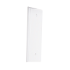 placa de pared ciega universal, color blanco