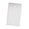 placa de pared ciega universal, color blanco