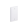 placa de pared ciega universal, color blanco