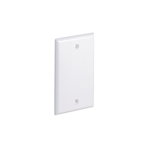 placa de pared ciega universal, color blanco