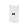 placa de pared 1 puerto hdmi hembra a hembra