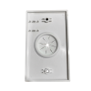 placa de pared, con orificio y grommet, ideal para pasar cables