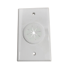 placa de pared, con orificio y grommet, ideal para pasar cables