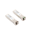 transceptores Ópticos industriales bidireccionales sfp+ (mini gbic) / monomodo 1270 & 1330 nm / 10 gbps / 10gbase / conector lc/upc simplex / ddm / hasta 10 km / 2 piezas