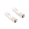 transceptores Ópticos industriales bidireccionales sfp+ (mini gbic) / monomodo 1270 & 1330 nm / 10 gbps / 10gbase / conector lc/upc simplex / ddm / hasta 20 km / 2 piezas