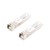 transceptores Ópticos industriales bidireccionales sfp+ (mini gbic) / monomodo 1270 & 1330 nm / 10 gbps / 10gbase / conector lc/upc simplex / ddm / hasta 20 km / 2 piezas
