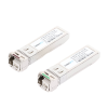transceptores Ópticos industriales bidireccionales sfp+ (mini gbic) / monomodo 1270 & 1330 nm / 10 gbps / 10gbase / conector lc/upc simplex / ddm / hasta 3 km / 2 piezas
