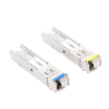 transceptores Ópticos industriales bidireccionales sfp (mini gbic) / monomodo 1310 & 1550 nm / 1.25 gbps / 1000base bx / conector lc/upc simplex / ddm / hasta 10 km / 2 piezas