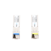 transceptores Ópticos industriales bidireccionales sfp (mini gbic) / monomodo 1310 & 1550 nm / 1.25 gbps / 1000base bx / conector lc/upc simplex / ddm / hasta 5 km / 2 piezas