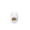 módulo jack keystone cat5e con terminación 110 (punchdown) para faceplate color blanco