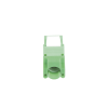 módulo jack keystone cat5e (toolless), con terminación en ángulo 180 º color verde, compatible con faceplate y patchpanel linkedpro