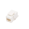 módulo jack keystone cat5e sin herramienta (toolless) para faceplate color blanco