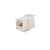 módulo jack keystone cat5e sin herramienta (toolless) para faceplate color blanco