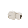 módulo jack keystone cat5e blindado (stp) sin herramienta (toolless)
