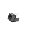 módulo jack cat6 sin herramienta (toolless) keystone color negro