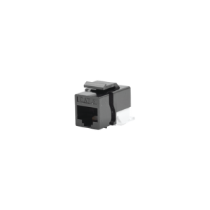 módulo jack cat6 sin herramienta (toolless) keystone color negro
