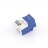 módulo jack cat6 sin herramienta (toolless) keystone color azul