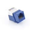 módulo jack cat6 sin herramienta (toolless) keystone color azul