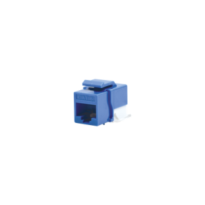 módulo jack cat6 sin herramienta (toolless) keystone color azul
