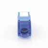 módulo jack keystone cat6 (toolless), con terminación en ángulo 180 º color azul, compatible con faceplate y patchpanel linkedpro