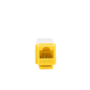 módulo jack cat6 sin herramienta (toolless) keystone color amarillo