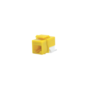 módulo jack cat6 sin herramienta (toolless) keystone color amarillo