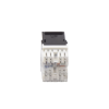 módulo jack keystone cat6 con terminación en ángulo 180 º color negro