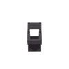 módulo jack keystone cat6a (toolless), con terminación en ángulo 180 º color negro, compatible con faceplate y patchpanel linkedpro
