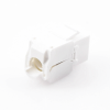 módulo jack keystone cat6a (toolless), con terminación en ángulo 180 º color blanco, compatible con faceplate y patchpanel linkedpro