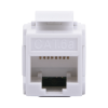 acoplador utp cat6a hembra rj45 a rj45 hembra color blanco