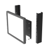 montaje para monitor vesa 75x75 hasta 200x200. compatible con rack 19" 5u.