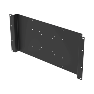 montaje para monitor vesa 75x75 hasta 200x200. compatible con rack 19" 5u.