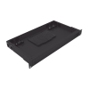 distribuidor de fibra óptica vacio 19in, acepta 4 placas acopladoras de linkedpro, hasta 24 fibras, 1ur, incluye charola de empalme