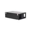 distribuidor de fibra Óptica con bandejas deslizables, vacío, 19in, acepta 48 adaptadores "lc duplex" o "lc simplex" o 48 "sc" simplex, 3u