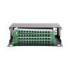 distribuidor de fibra Óptica con bandejas deslizables, vacío, 19in, acepta 48 adaptadores "lc duplex" o "lc simplex" o 48 "sc" simplex, 3u