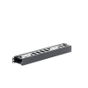 organizador de cables horizontal de 1u para rack de 19", fabricado en polímero resistente a deformaciones y rayones