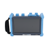 otdr pro de alto rendimiento para enlaces de fibra Óptica monomodo / pruebas en fibra Óptica viva / longitudes de onda: 1310nm, 1550nm y 1625nm / zona muerta por evento de 0.8 metros / vfl 5mw / distancia de prueba de hasta 420 km