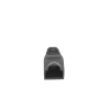 bota plástica para protección de plug rj45, color negro