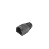 bota plástica para protección de plug rj45, color negro