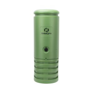 pedestal para cajas de empalme de fibra Óptica cilíndrico color verde con bracket estandar (no incluye caja de empalme)