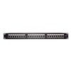 panel de parcheo de impacto blindado (stp) de 24 puertos cat5e, 19in