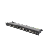 panel de parcheo de impacto (110) blindado de 24 puertos cat6a