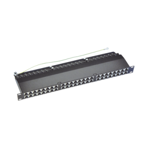 panel de parcheo de impacto (110) blindado de 48 puertos cat6a