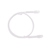 mini patch cord cat6 ultra slim 30 cm blanco – ahorra espacio sin organizadores, con bota flexible