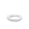 mini patch cord cat6 ultra slim 10 m blanco – ahorra espacio sin organizadores, con bota flexible