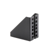 par de sujetadores para instalación de equipo rackeable en placa o pared (hasta 2u), puede soportar 10 kg