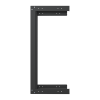 rack abierto de 19" para montaje en pared de 24 unidades.