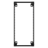 rack abierto de 19" para montaje en pared de 24 unidades.